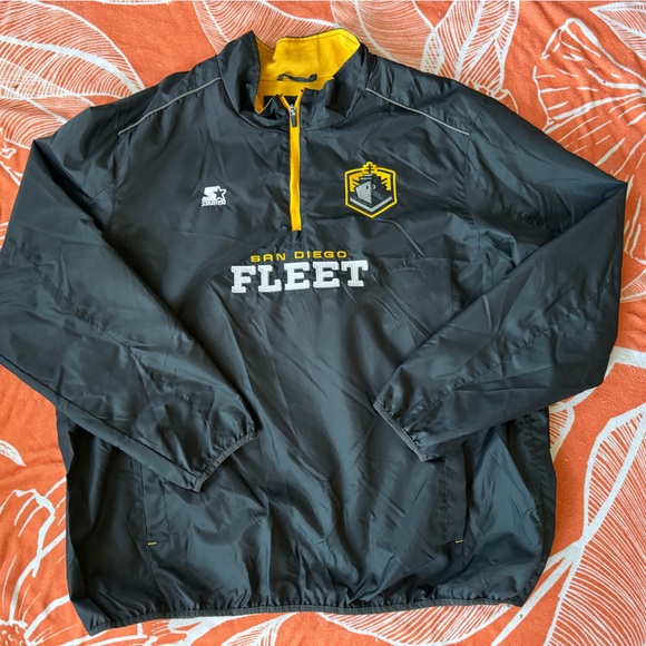 San Diego Fleet STARTER Pullover Jacket - Picture 1 of 10
